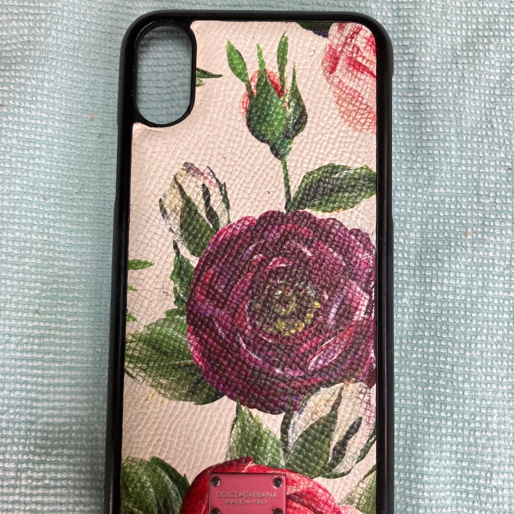 Dolce & Gabbana Floral Phone Case - Red and Green